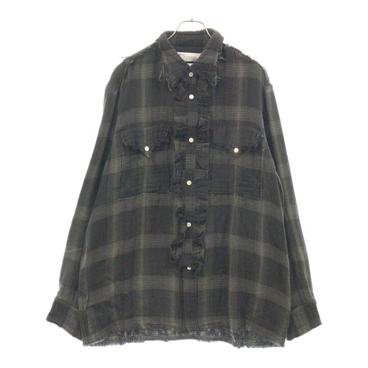 楽天市場】DAIRIKU(ダイリク) サイズ:M 21AW Triple Gauze Frill Check 