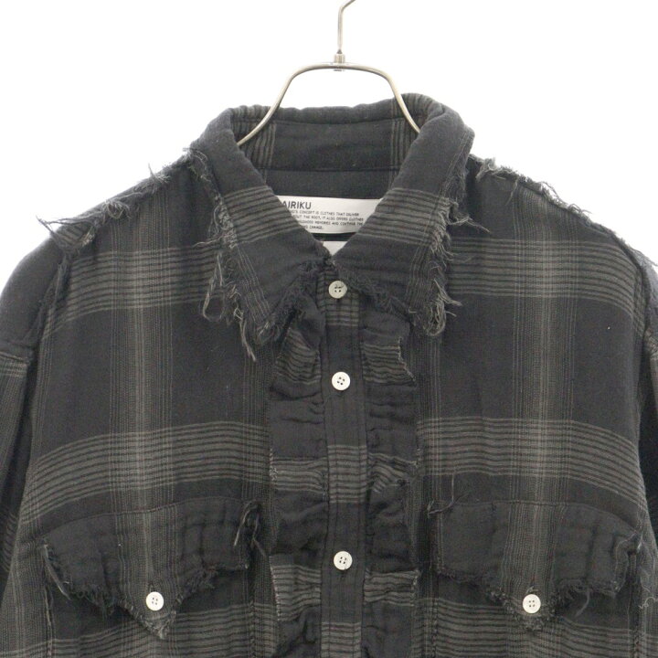 楽天市場】DAIRIKU(ダイリク) サイズ:M 21AW Triple Gauze Frill Check 
