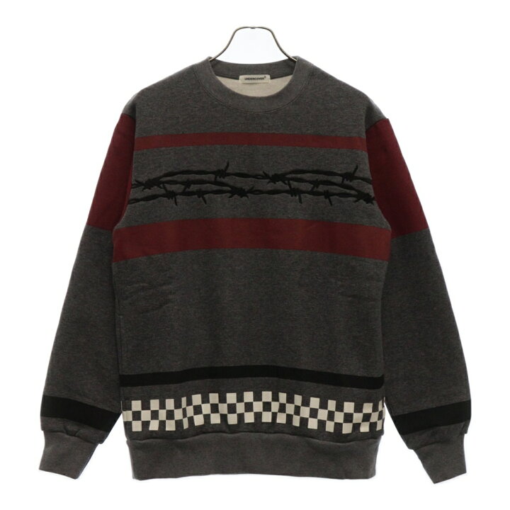 UNDERCOVER(アンダーカバー) サイズ:2 24AW SWEAT PO WiredU 有刺鉄線U 