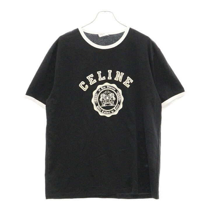 CELINEロゴ ルーズ Tシャツ Lサイズ