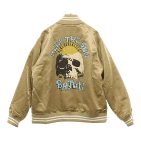 UNDERCOVER(アンダーカバー) サイズ:4 23AW U KEEP THE SUN BRAIN バックスカルプリントナイロンボンバージャケット ブルゾン ベージュ UC2C4210【新古品/中古】【程度S】【カラーベージュ】【取扱店舗BRING大宮店】