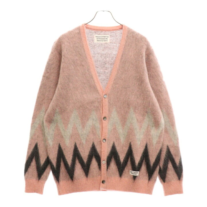 楽天市場】WACKO MARIA(ワコマリア) サイズ:M 19AW ZIGZAG MOHAIR KNIT  