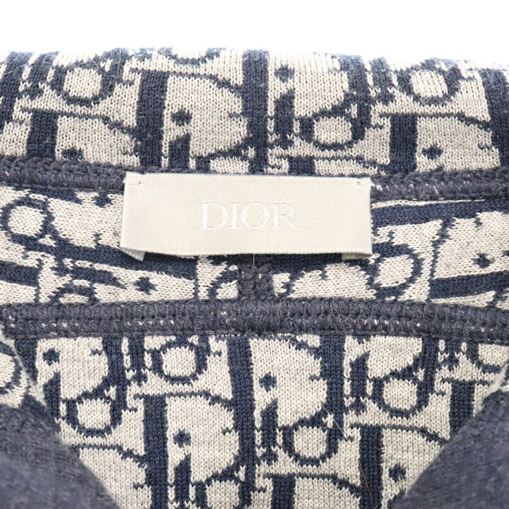 楽天市場】DIOR(ディオール) サイズ:M 21AW オブリーク ロゴ刺繍 