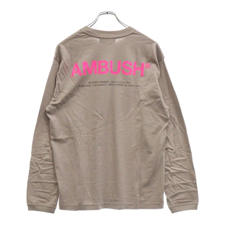 楽天市場】AMBUSH(アンブッシュ) サイズ:2 LOGO L/S T-SHIRT 12111959 