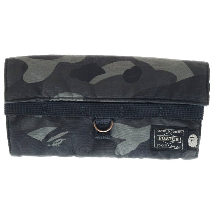 PORTER×A BATHING APE 承る ウォレット 財布 カモ 
