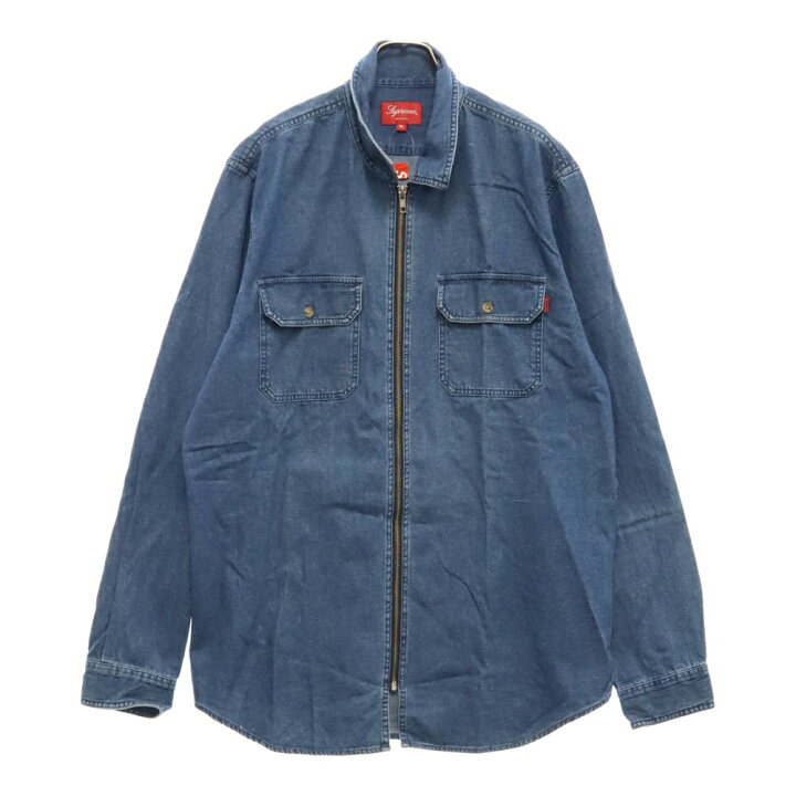 楽天市場】SUPREME(シュプリーム) サイズ:XL 16SS Denim Zip Shirt  