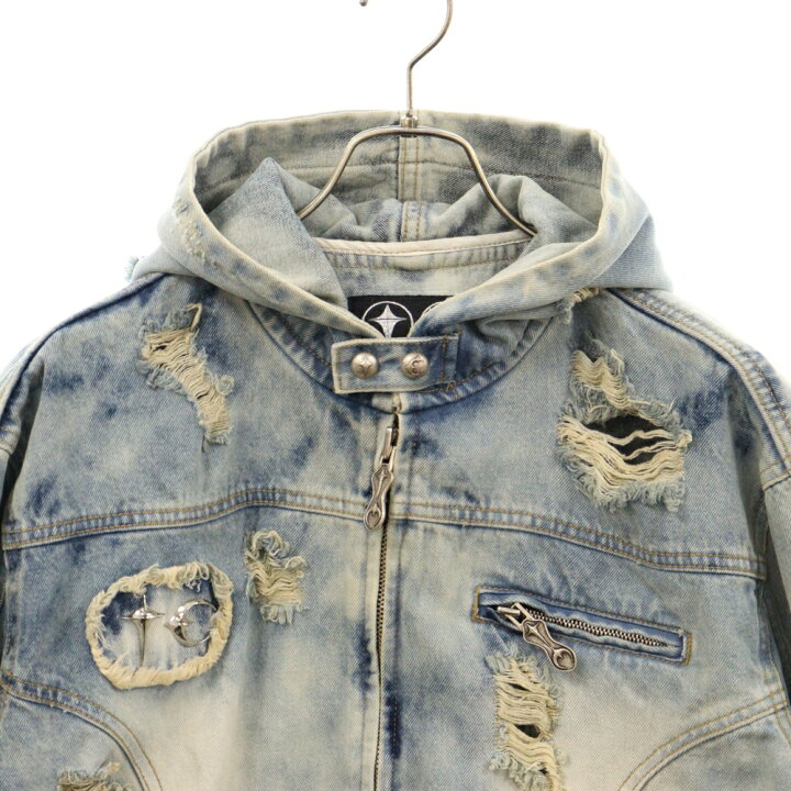 楽天市場】THUG CLUB(サグクラブ) サイズ:2 Rover Denim Hoodie Zip-Up 