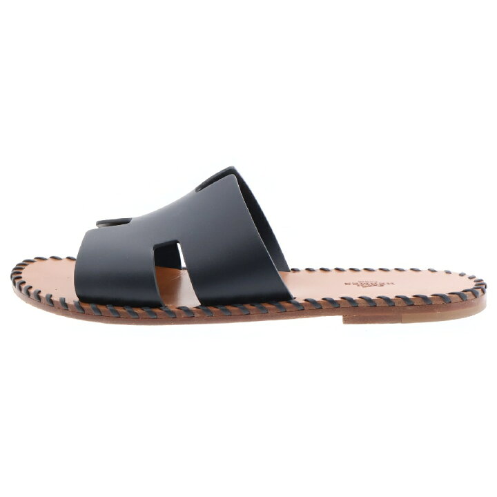 HERMES エルメス イズミール ブラック 42（HERMES エルメス サンダル 