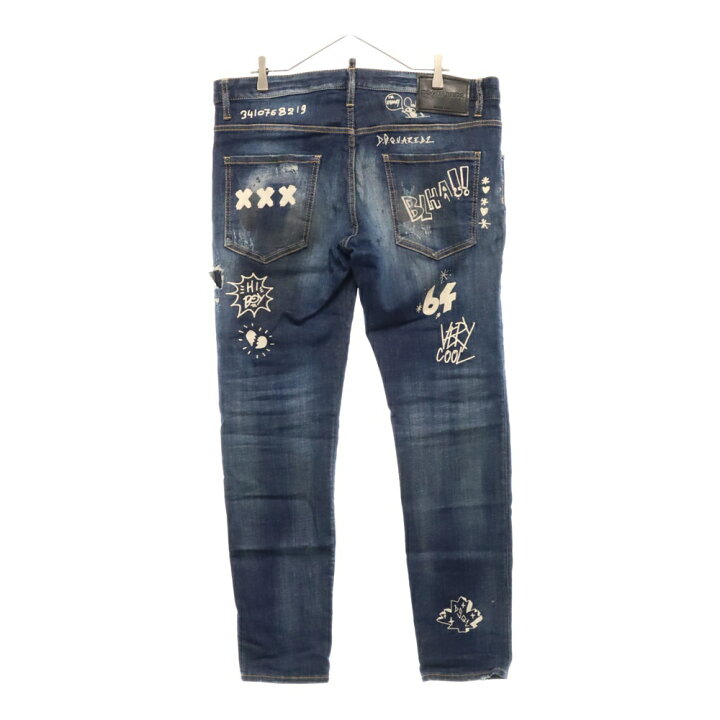 楽天市場】DSQUARED2(ディースクエアード) サイズ:52 22SS GRAFFITI  