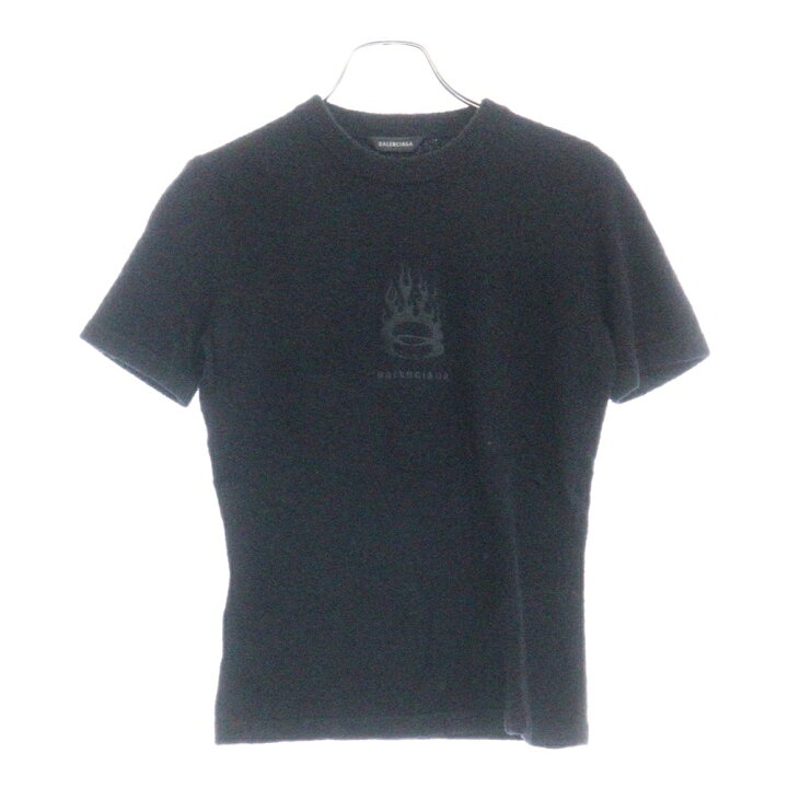 楽天市場】BALENCIAGA(バレンシアガ) サイズ:M ロゴ刺繍 パイル生地 T  