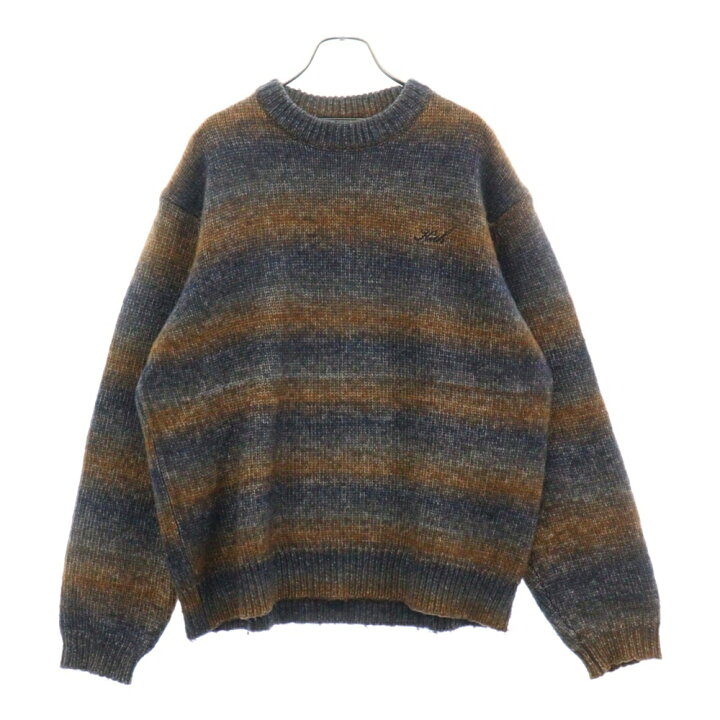 楽天市場】KITH(キス) サイズ:L 23AW Space Dye Meyer Knit Crewneck 