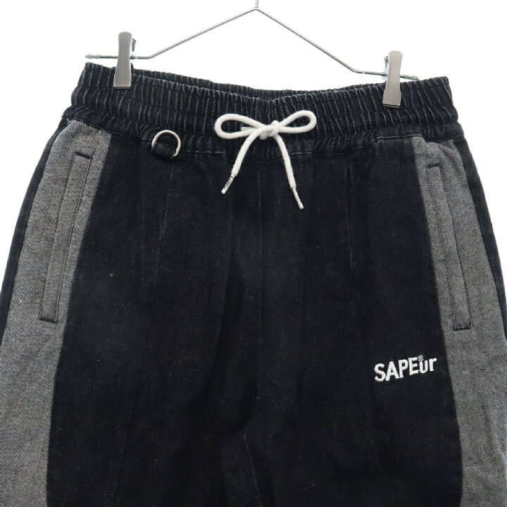 楽天市場】SAPEur(サプール) サイズ:L Denim Track Pants Indigo 