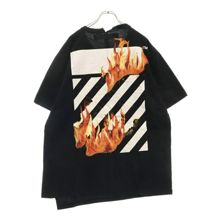 楽天市場】OFF-WHITE(オフホワイト) サイズ:XL 18SS DIAG FIRE SPLICED  