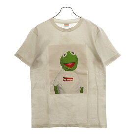 SUPREME(シュプリーム) サイズ:M 08SS Kermit The Frog Tee カーミット ザ フロッグ プリント半袖Tシャツ ホワイト【中古】【程度C】【カラーホワイト】【オンライン限定商品】