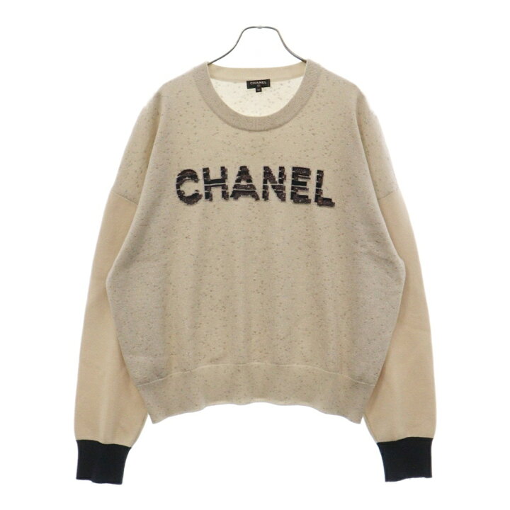 楽天市場】CHANEL(シャネル) サイズ:50 Cashmere Logo Knit カシミア 