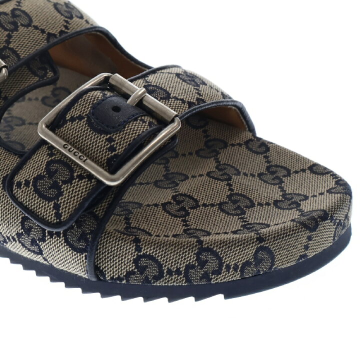 楽天市場】GUCCI(グッチ) サイズ:10 GGキャンバス スライドサンダル  