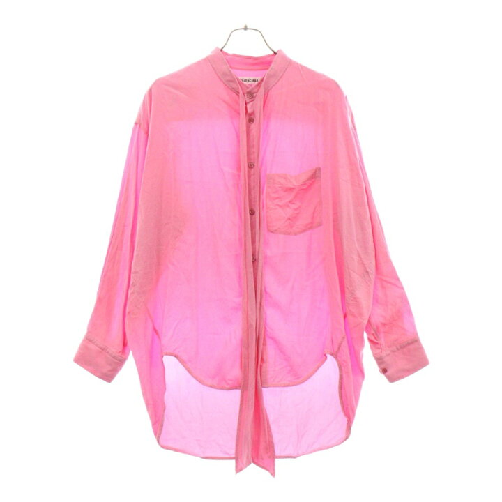 〓BALENCIAGA〓 ライトPINK オーバー サイズ スウィング/シャツ