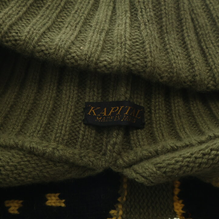 楽天市場】KAPITAL(キャピタル) サイズ:F 5G Wool PROFILE RAINBOWY 