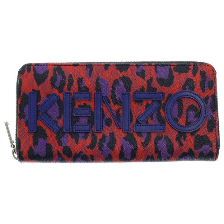 楽天市場】KENZO(ケンゾー) ヒョウ柄 ジップウォレット 長財布 マルチ  