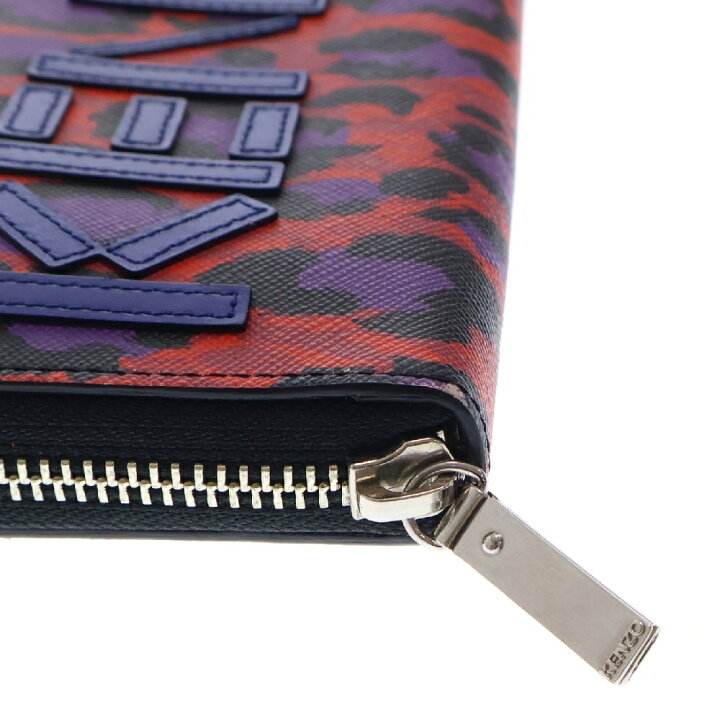 楽天市場】KENZO(ケンゾー) ヒョウ柄 ジップウォレット 長財布 マルチ  