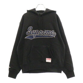 SUPREME(シュプリーム) サイズ:S 24AW ×Mitchell & Ness NCAA Hooded Sweatshirt ミッチェル アンド ネス フーデッド スウェット プルオーバーパーカー ブラック【中古】【程度A】【カラーブラック】【取扱店舗BRING大宮店】