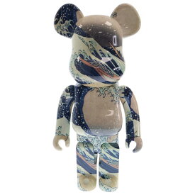 MEDICOM TOY(メディコムトイ) サイズ:1000% BE@RBRICK Katsushika Hokusai Kanagawaokinamiura 1000% ベアブリック 葛飾北斎 神奈川沖浪裏 フィギュア 人形 マルチカラー 1000%【新古品/中古】【程度S】【カラーマルチカラー】【取扱店舗BRING仙台店】