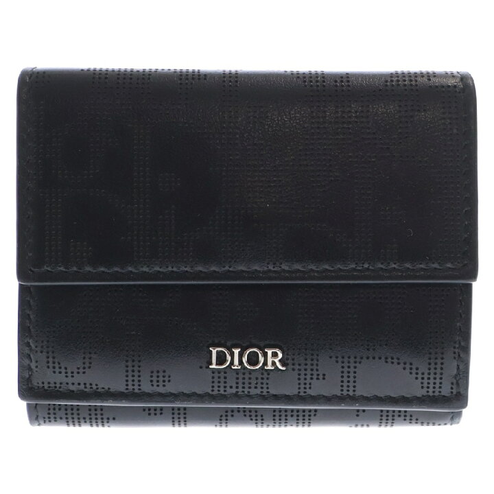 楽天市場】DIOR(ディオール) オブリーク ギャラクシー レザー三つ折り  