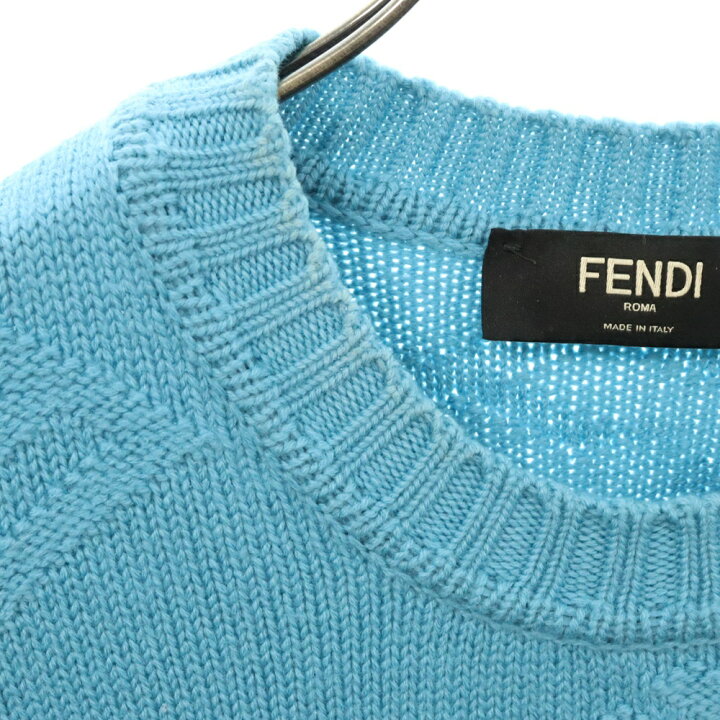 楽天市場】FENDI(フェンディ) サイズ:50 ズッカ柄 クルーネックニット 