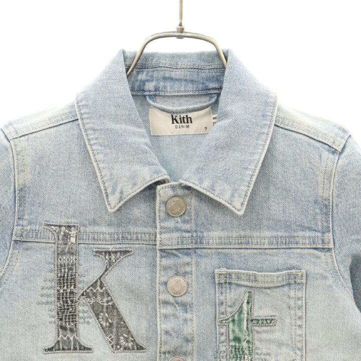楽天市場】KITH(キス) サイズ:7 ロゴパッチ付きデニムジャケット 