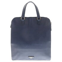 楽天市場】プラダ prada バッグ トートバッグ レザー ネイビーの通販