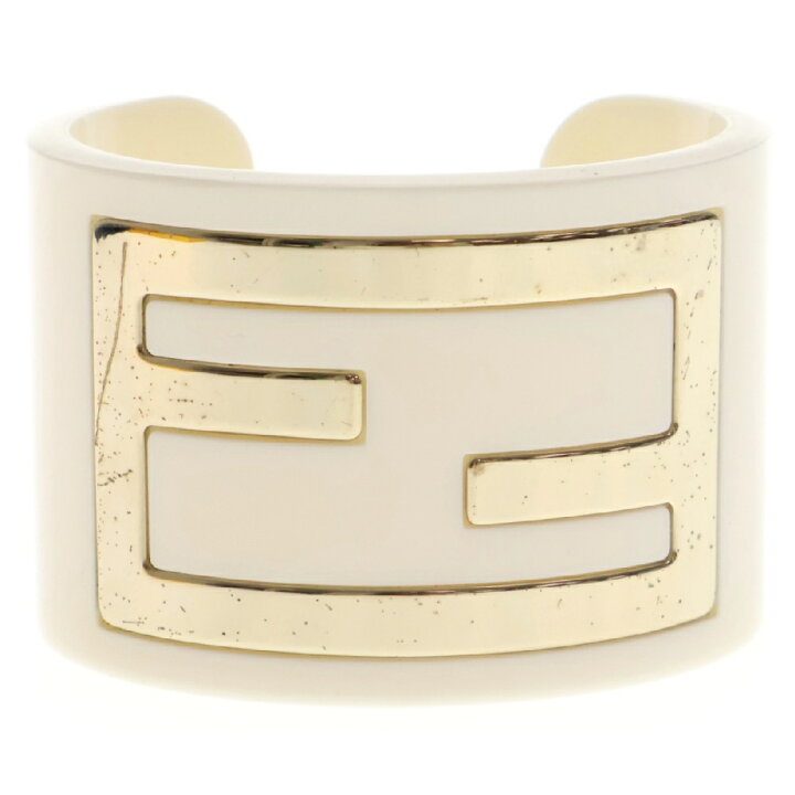 楽天市場】FENDI(フェンディ) ZUCCA Cuff Bracelet ズッカ柄 ロゴ カフ 