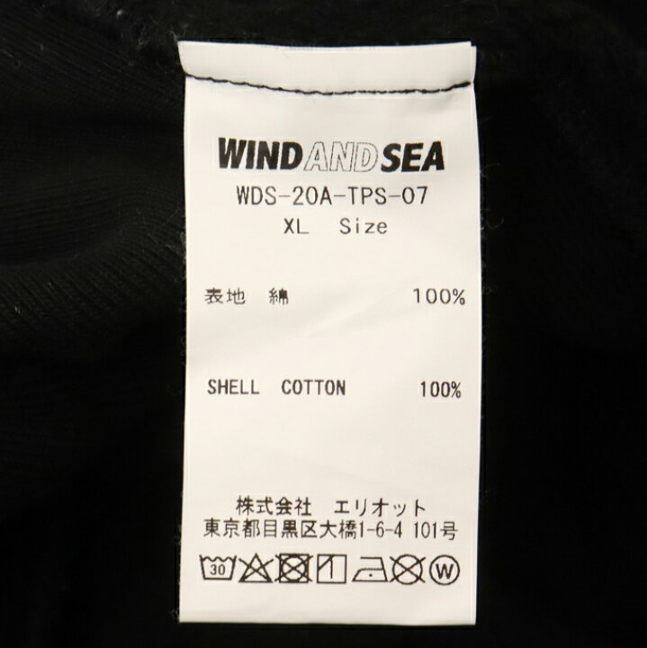 楽天市場】WIND AND SEA(ウィンダンシー) サイズ:XL 20AW ロゴクルー 