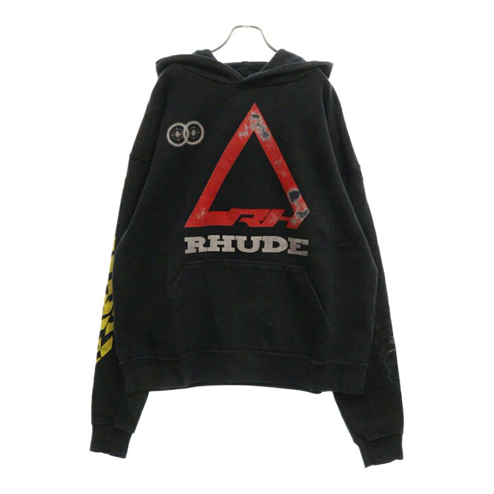 楽天市場】RHUDE(ルード) サイズ:L Rhonda Helmet Hoodie ロゴプリント 