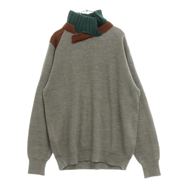 楽天市場】kolor(カラー) サイズ:3 21AW HI NECK KNIT プルオーバー  
