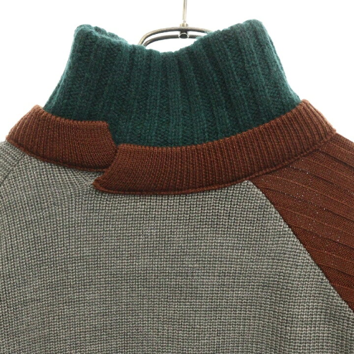 楽天市場】kolor(カラー) サイズ:3 21AW HI NECK KNIT プルオーバー 