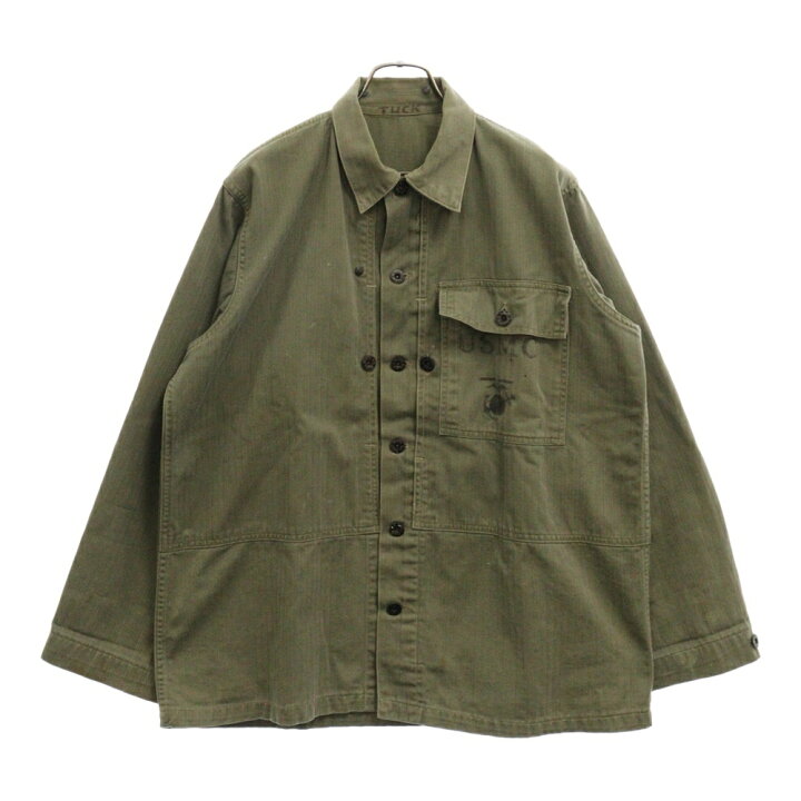 40s Military HBT ツイルジャケット ドーナツボタン（【楽天市場】40 