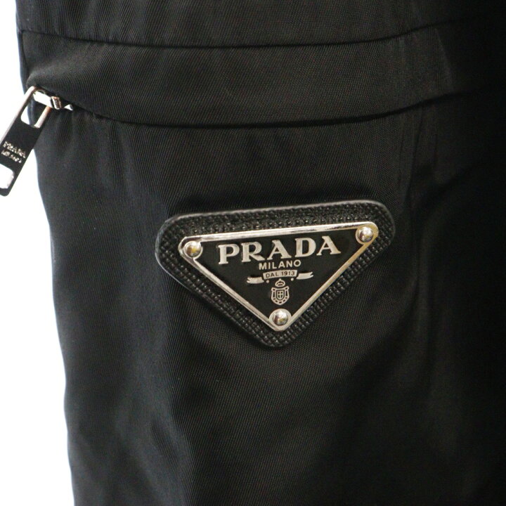 楽天市場】PRADA(プラダ) サイズ:44 トライアングルロゴプレート付き 