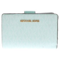 J7055 ☆美品☆ MICHAEL KORS マイケルコース 二つ折り財布 ホワイト 