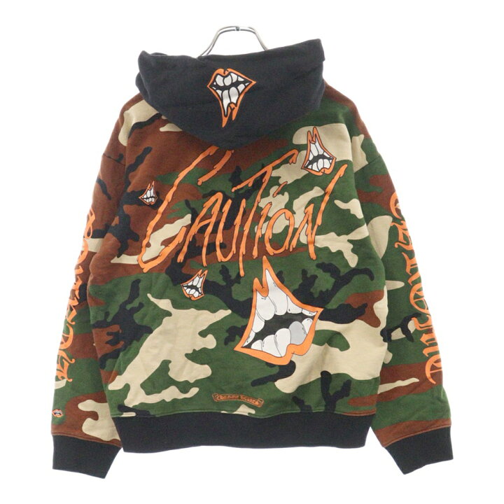 CHROME HEARTS×MATTY BOY 2022SS PPO CAUTION SWTSHRT クロムハーツ 