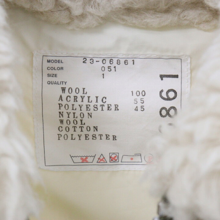 楽天市場】Sacai(サカイ) サイズ:1 23AW Faux Shearling Blouson 