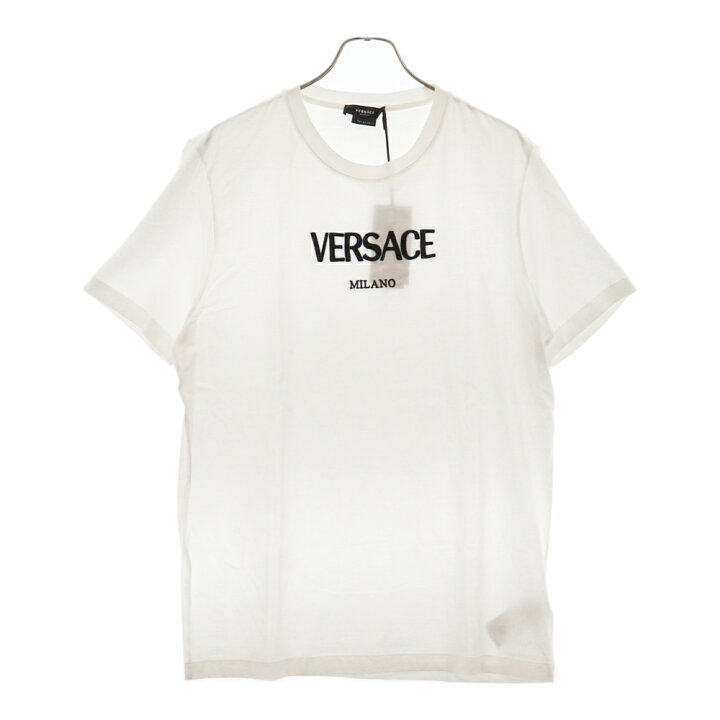 楽天市場】VERSACE(ヴェルサーチ) サイズ:XL Logo Embroidery Tee ロゴ 