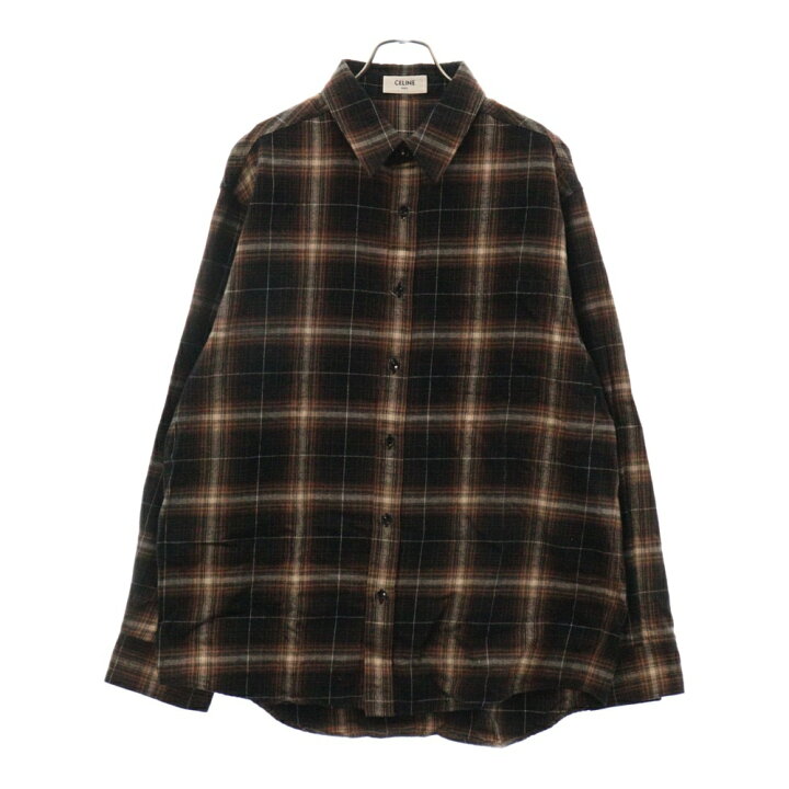楽天市場】CELINE(セリーヌ) サイズ:36 22AW Oversized Shirt in 