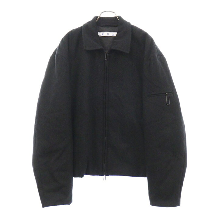楽天市場】OFF-WHITE(オフホワイト) サイズ:L Wool Zip Up Jacket 