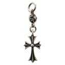 CHROME HEARTS(クロムハーツ) 1B TNY CH CRS 1ボールタイニーCHクロス チャーム シルバーネックレストップ シルバー【…