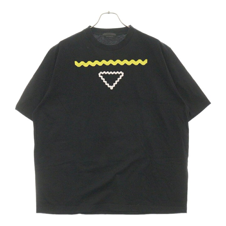 楽天市場】PRADA(プラダ) サイズ:XXL 三角ロゴ刺繍 半袖カットソー T 
