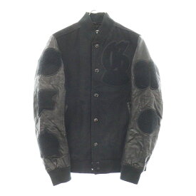 G-STAR RAW(ジースターロウ) サイズ:S Ab Sports Bomber Jacket ワッペン ボンバージャケット ブラック D03511-6450-990【中古】【程度B】【カラーブラック】【オンライン限定商品】