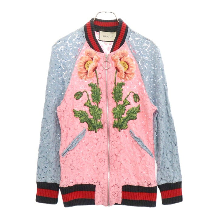楽天市場】GUCCI(グッチ) Multi Floral Embroidered Full Zip Lace 