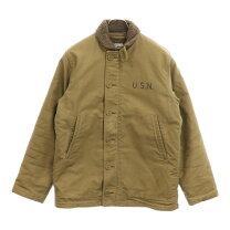 楽天市場】古着 n-1デッキジャケット（カラーグリーン）の通販