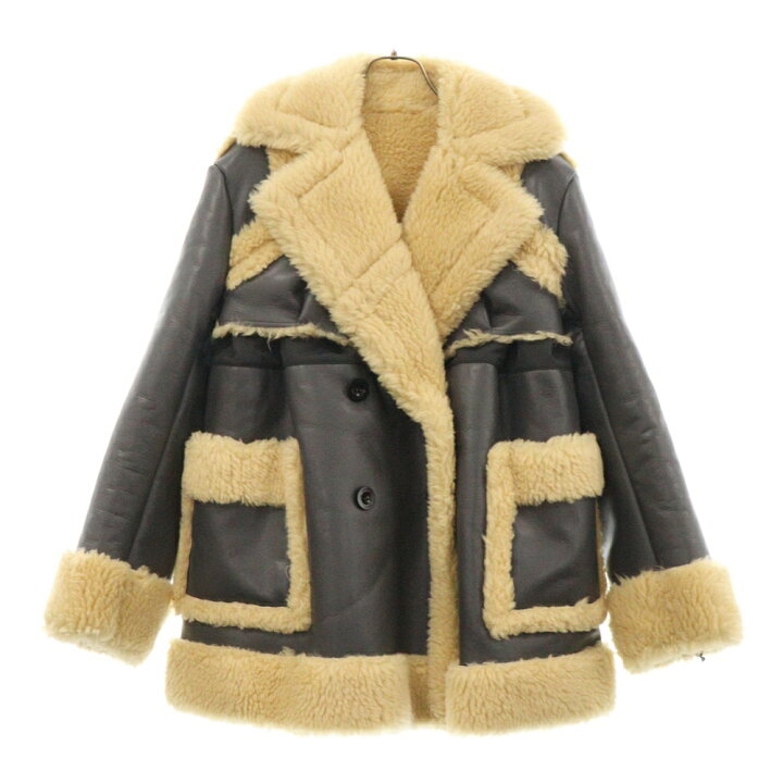 楽天市場】Sacai(サカイ) サイズ:1 22AW Faux Shearling Coat 22-06277  