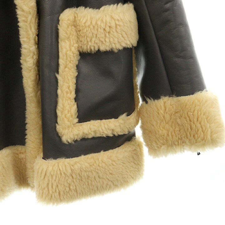楽天市場】Sacai(サカイ) サイズ:1 22AW Faux Shearling Coat 22-06277  